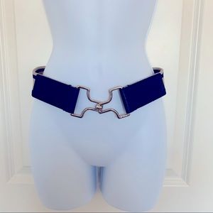 Calvin Klein navy & tan belt